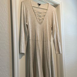 Torrid Cream colored sweater dress sz 00